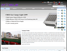 Tablet Screenshot of noble-light.net